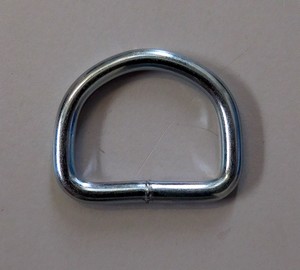 D-ring 25 mm Nikkel-verzinkt, per 10 stuks